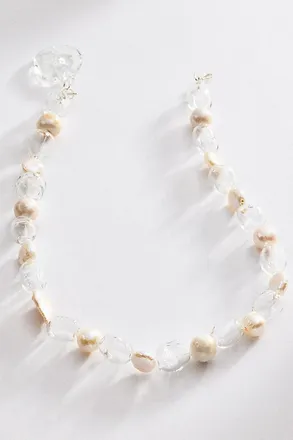 Levens Jewels Levens Magnificent Glass & Pearl Necklace