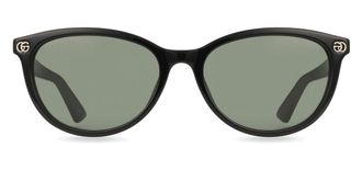Gucci GG1818SK Asian Fit 001 Womens Sunglasses Black Size 56