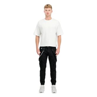 Alpha Industries Alpha Industries, Slim-fit Trousers, male, Black, Size: W34 Utility Pant