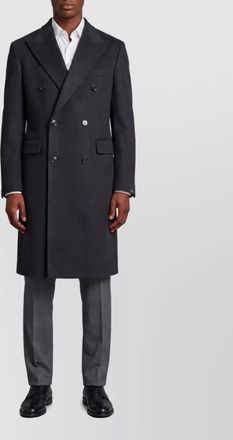 Tagliatore cashmere double-breasted coat