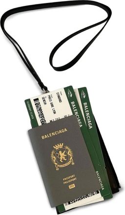 Balenciaga Custodia per smartphone Passport - Verde