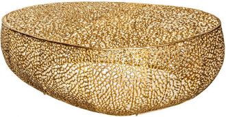 Global Interiors Design Couchtisch Leaf 122 x 69 cm - Gold