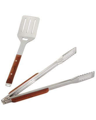 Berghoff Berghoff 2Pc Stainless Steel Bbq Tongs & Turner Set