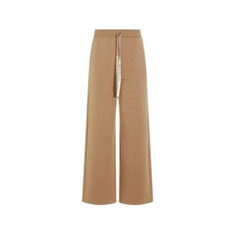 Max Mara Smmbali Joggers - female - Max Mara - Sweatpants - Brown - M - Trousers