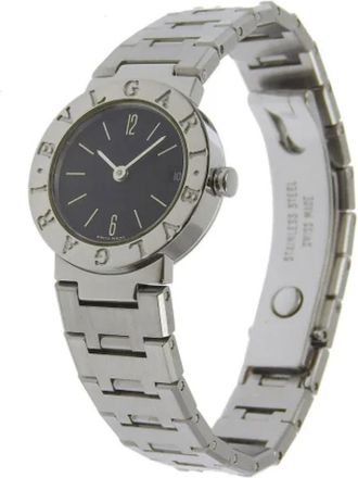 Bulgari Pre-owned Vintage Horloge - Dames - Vintage Horloges - Zwart - ONE Size - Vintage