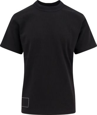 sacai Cotton T-shirt With Logo On The Back