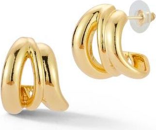 Glaze Jewelry Triple Hoop Earrings in Gold at Nordstrom Rack