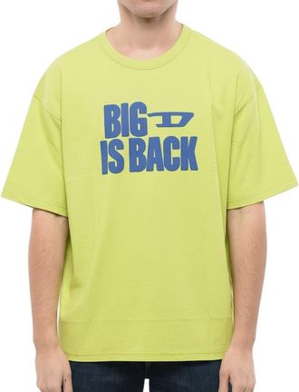 Diesel Lime Green Graphic T-Shirt