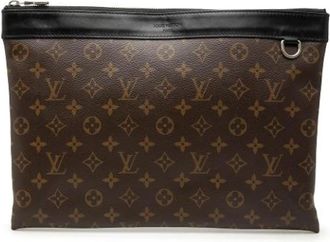 Louis Vuitton Pre-owned Discovery Pochette GM - Dames - Vintage Clutch - Bruin - ONE Size - Vintage