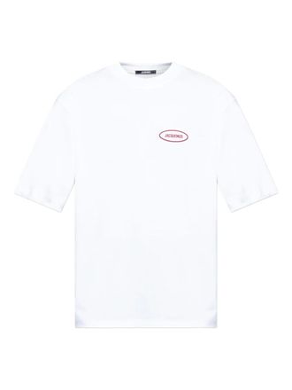 【関税&送料込】JACQUEMUS T-shirts and Polos White JACQUEMUS White Graphic Pocket T-Shirt