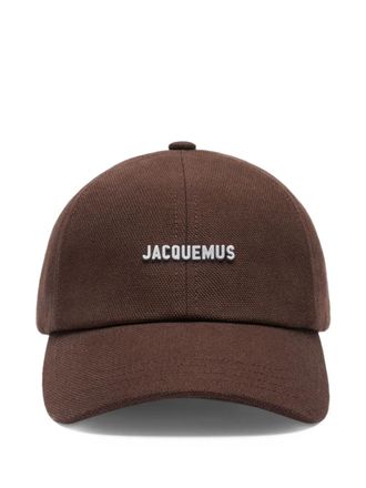 Jacquemus The Gadjo baseball cap - unisex - Cotton - 56 - Brown