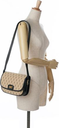 Saint Laurent Hobo Bags - 2019 Medium Canvas Monogram All Over Crossbody - Gr. unisize - in Braun - für Damen