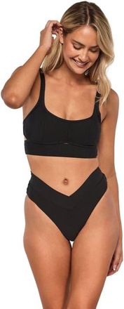 Swim Systems Kaia Bikini Swimsuit Top in Black at Nordstrom, Size Xx-Large
