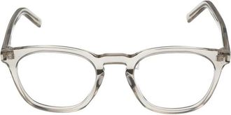 Saint Laurent SL 28 OPT Optisch Montuur - unisex - Brillen - Beige - 50 MM - Accessoires