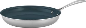 Zwilling Clad CFX Stainless Steel Ceramic Nonstick Fry Pan