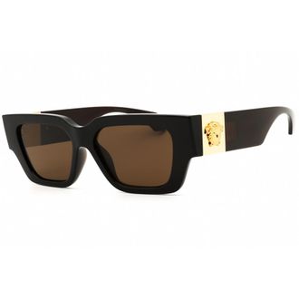 Versace Unisex Brown Rectangular Sunglasses 0VE4497U