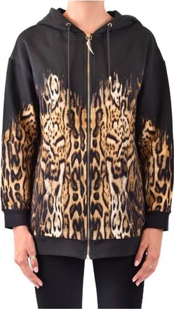 Roberto Cavalli Stijlvolle Sweatshirts en Hoodies - Dames - Hoodies - Veelkleurig - XS - Hoodies & sweatvesten