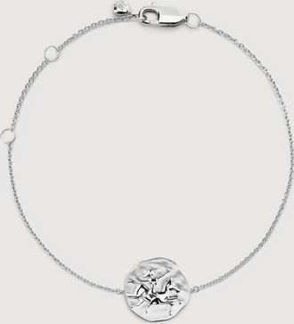 Monica Vinader Sterling Silver Sagittarius Zodiac Chain Bracelet
