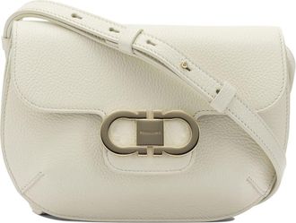 Ferragamo Lizzy Borse A Tracolla Bianco-Donna
