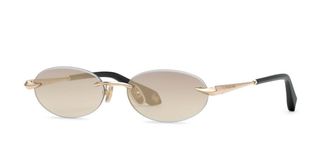 Roberto Cavalli SRC152M 300G Mens Sunglasses Gold Size 55
