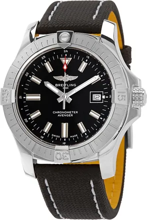 Breitling Pre-owned Breitling Avenger 43 Automatic Black Dial Mens Watch A17318101B1X1