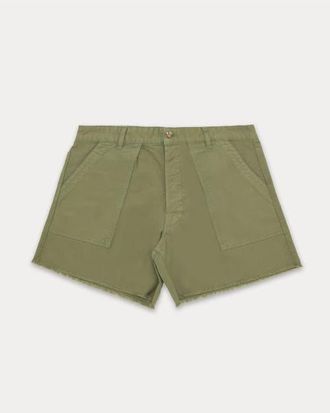 Fortela Colonel Cotton Bermuda shorts in Olive Green at Nordstrom, Size 36 Eu