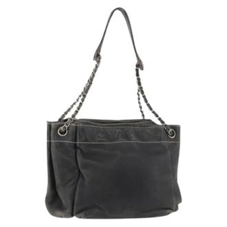 Chanel Pre-owned Shoulder Bags, female, Black, Size: ONE SIZE Pre-owned Vintage Shoulder Bag