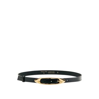 Patrizia Pepe Leren Riem - Dames - Accessoires - Zwart - Maat: XS Leer