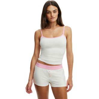 Cotton On Womens Dreamy Soft Longline Cami in Coconut Milk Cosmic Heart at Nordstrom, Size X-Small
