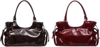 Generic Womens shoulder bag, large capacity tote made of PU leather, fashionable, versatile for everyday use and travel bag