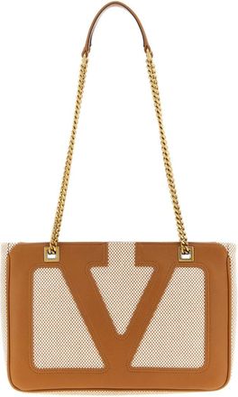 Valentino Garavani Brown Viva Superstar Shoulder Bag