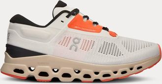 On Womens Cloudstratus 3 Shoe In Undyed-White/sand