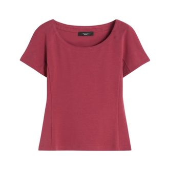Max Mara T-Shirts, female, Red, Size: XS Wkdmultig Top