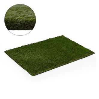 RugsX RugsX Artificial Grass Kyra Rug in Green | Size: 133 cm x 400 cm