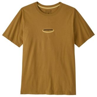 Patagonia 95 Oval Logo T-Shirt T-Shirt f&uuml;r Herren | braun