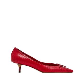 Jacquemus Pumps, female, Red, 7 UK, Red Half Heel Shoes