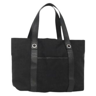 Bulgari Pre-owned Tela bolsos-de-mano - Pre-owned - Mujer - Negro - ONE SIZE