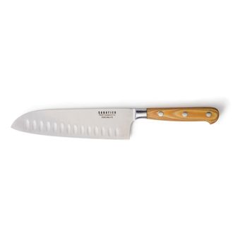 Sabatier Trompette Cuchillo santoku 18 cm Acero inoxidable Madera
