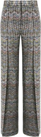 Missoni Dames, Broeken, Veelkleurig, Maat: M Viscose