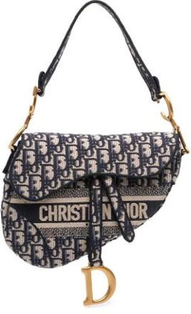 Dior Pre-owned The Saddle Shoulder Bag - - Pre-owned - Donna - Blu - ONE SIZE