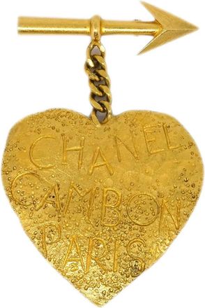 Chanel Spilla Bow And Arrow 1993 - Oro