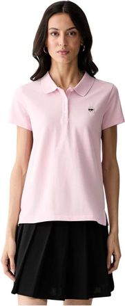 Karl Lagerfeld Ikon Polo - Tops - Mujer - Rosa - XS