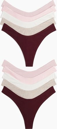 H&M 10er-Pack Baumwolltangas - Red