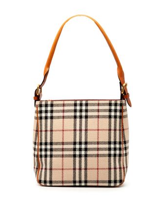 Burberry 2018-2023 House Check Tweed shoulder bag - Brown