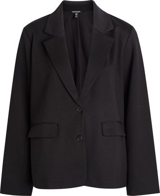 Eileen Fisher Eileen Fisher J Easy Jersey Blazer - Black - L (UK 18-20 / XL)