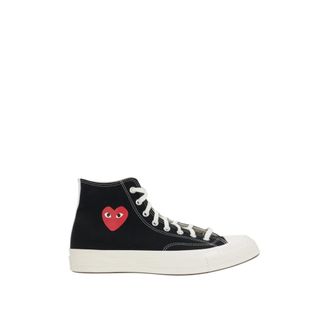 Comme Des Garçons Sneakers, female, Black, 9 UK, High-Top Canvas Trainers
