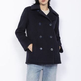 Schott NYC Korte caban in mixed wol