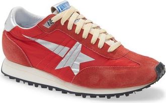 Golden Goose Running Marathon Sneaker in Red/Silver at Nordstrom, Size 11Us