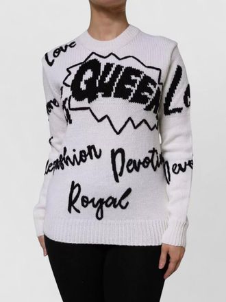 Dolce & Gabbana wool long-sleeve crew-neck sweater
