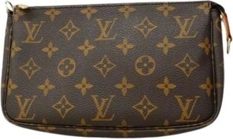 Louis Vuitton Pre-owned Clutches, female, Brown, Size: ONE SIZE Pre-owned Vintage Pouch